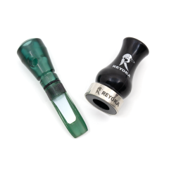 Манок духовой 2 в 1 (уточка чирок и шилохвость) Reyoka Camurcun Чёрный / Зелёный