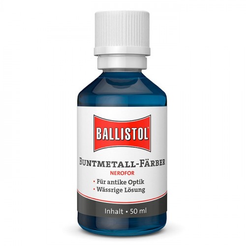 Средство Ballistol Nerofor 25890 для воронения меди, латуни, бронзе 50 мл