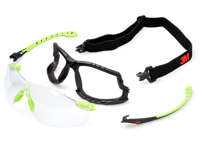 Очки защитные 3M Solus 1000 Scotchgard (S1201SGAFKT-EU) Anti-Fog Прозрачные 96%