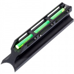 Мушка HiViz Tactical TAC1001-M кал. 12, высота 10,7 мм, винты, планка, зеленая