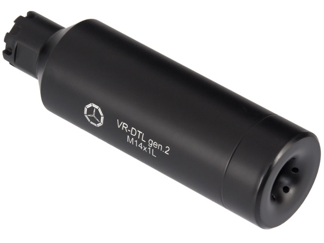 Пламегаситель-дожигатель Вектор-7.62 VR-DTL GEN2 для калибра 7.62 | Резьба М14х1L Сталь