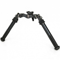 Сошки телескопические Atlas CAL Super BT72 не быстросьемные на Picatinny 14-27 см Чёрный