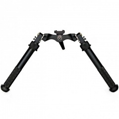 Сошки телескопические Atlas CAL Super BT72 не быстросьемные на Picatinny 14-27 см Чёрный