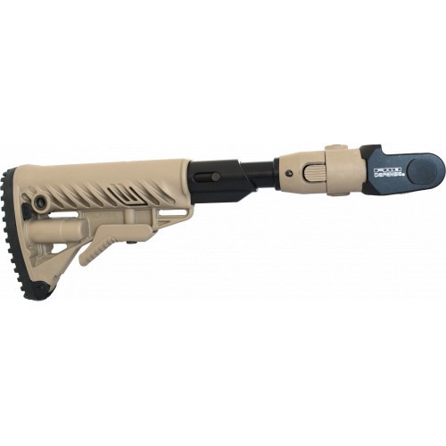 Приклад телескопический Fab Defense M4-AKMS P SB для АКМС с амортизатором Койот