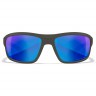 Очки баллистические стрелковые Wiley X Contend ACCNT09 Polarized Голубые Captivate 12%