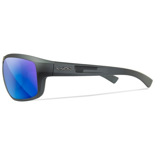 Очки баллистические стрелковые Wiley X Contend ACCNT09 Polarized Голубые Captivate 12%