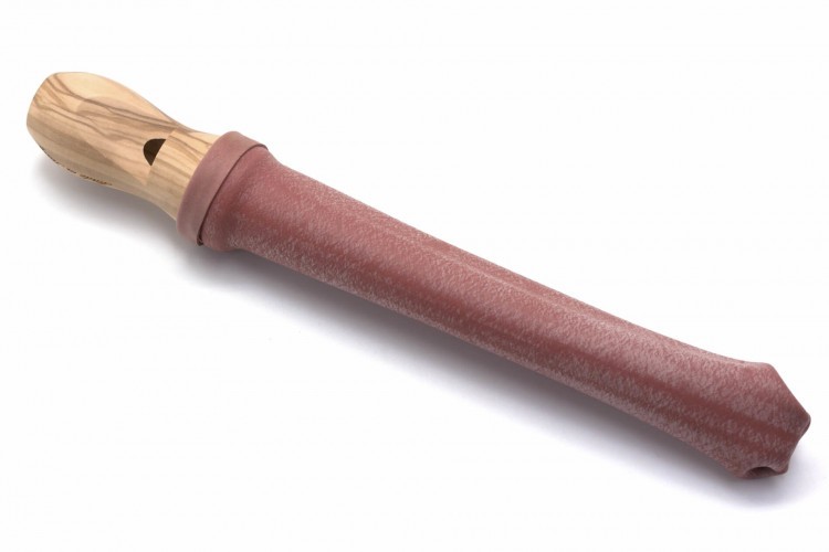 Манок пневматический на перепела Stickhunt ArtCalls G.V оливковое Дерево / Розовый