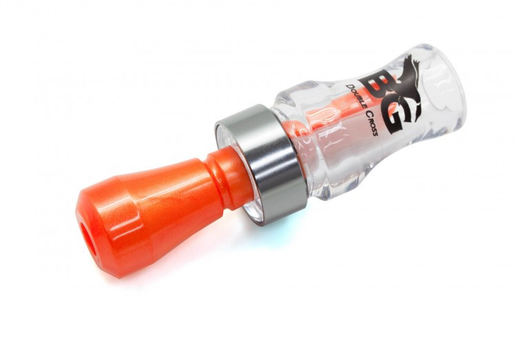 Манок духовой на утку крякву Buck Gardner Double Nasty III Cross DN3PC-C/OP Прозрачный / Медовый