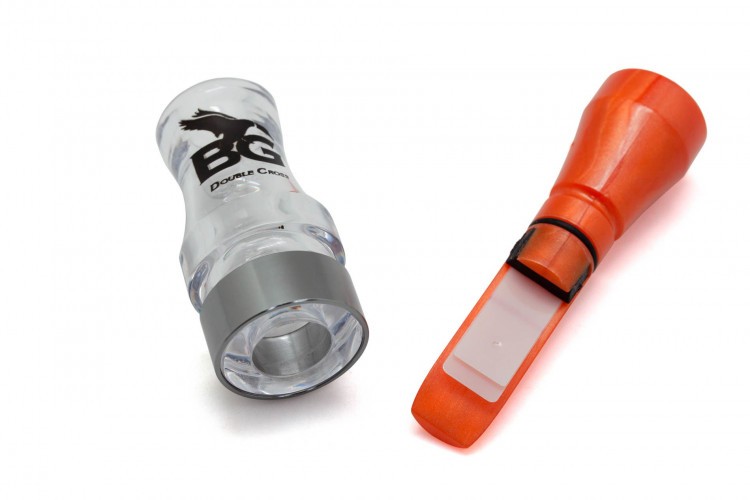 Манок духовой на утку крякву Buck Gardner Double Nasty III Cross DN3PC-C/OP Прозрачный / Медовый