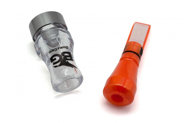 Манок духовой на утку крякву Buck Gardner Double Nasty III Cross DN3PC-C/OP Прозрачный / Медовый