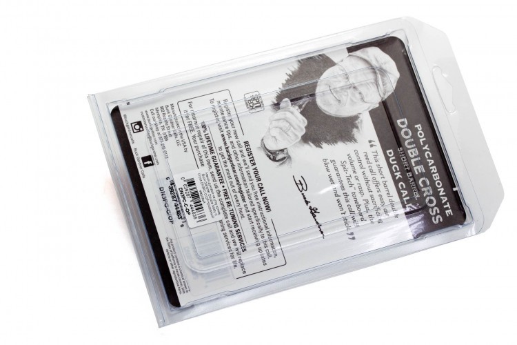 Манок духовой на утку крякву Buck Gardner Double Nasty III Cross DN3PC-C/OP Прозрачный / Медовый