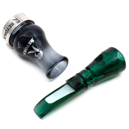 Манок духовой 2 в 1 (уточка чирок и шилохвость) Reyoka Camurcun Дымчатый / Зелёный