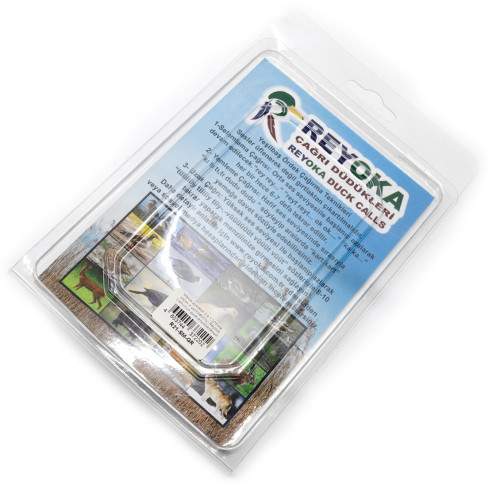 Манок духовой 2 в 1 (уточка чирок и шилохвость) Reyoka Camurcun Дымчатый / Зелёный