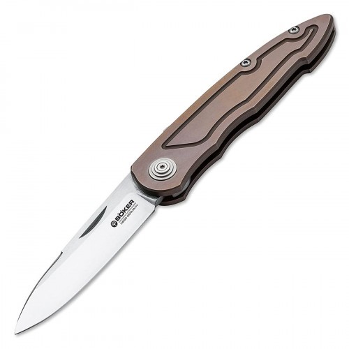 Нож складной Boker Solingen Merlin Titan 110521 клинок 7.2 см Хаки