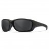 Очки баллистические стрелковые Wiley X Gravity CCGRA08 Polarized Серые Captivate 15%
