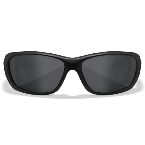Очки баллистические стрелковые Wiley X Gravity CCGRA08 Polarized Серые Captivate 15%