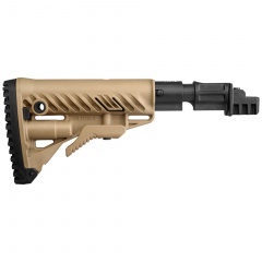 Приклад телескопический Fab Defense SBT-K47 FK для АК-47 / АК-74 с амортизатором Койот