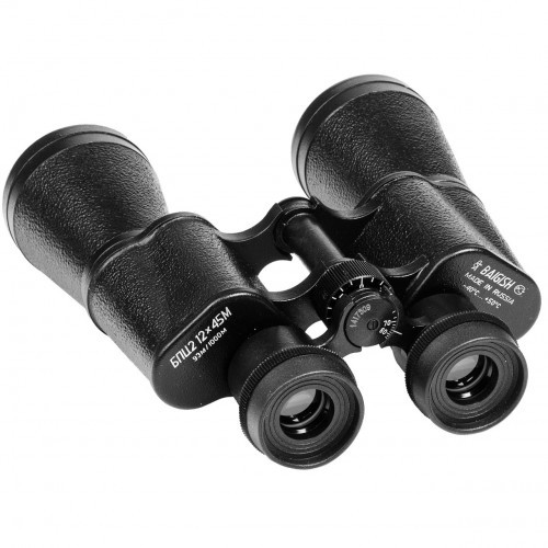 Бинокль КОМЗ БПЦ2 12х45 Porro | BaK-4 / Рубин Чёрный