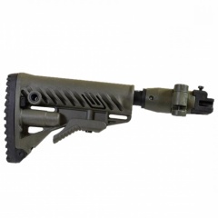 Приклад телескопический Fab Defense M4-AK P SB для АК-47 / АК-74 с амортизатором Зелёный