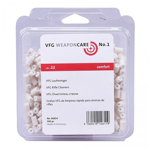 Патч войлочный для чистки оружия VFG 66814 для .22 калибра 500 шт