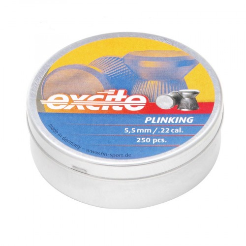 Пульки для пневматики HN Excite Plinking Плоские 5.5 мм 0.83 г (250 шт)