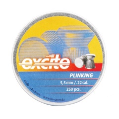 Пульки для пневматики HN Excite Plinking Плоские 5.5 мм 0.83 г (250 шт)