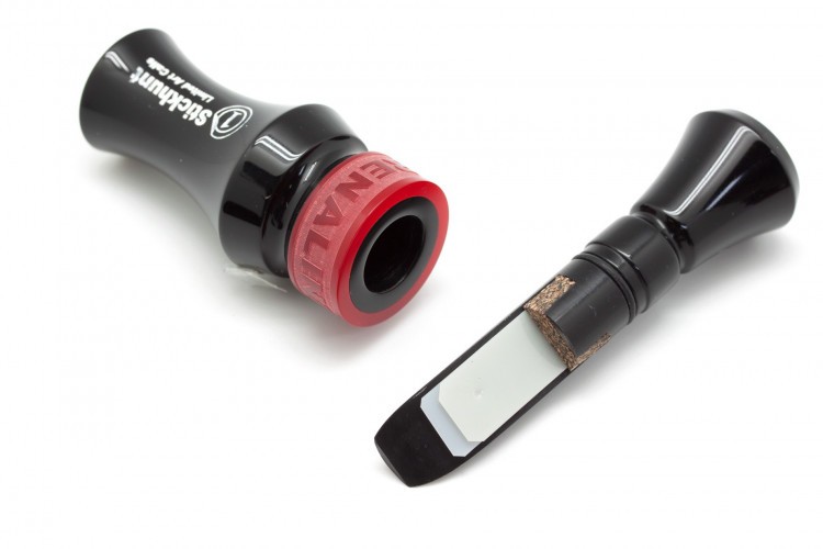 Манок духовой на утку акриловый Стикхант Stickhunt Art Calls Adrenaline 2 Black двухлепестковый черный