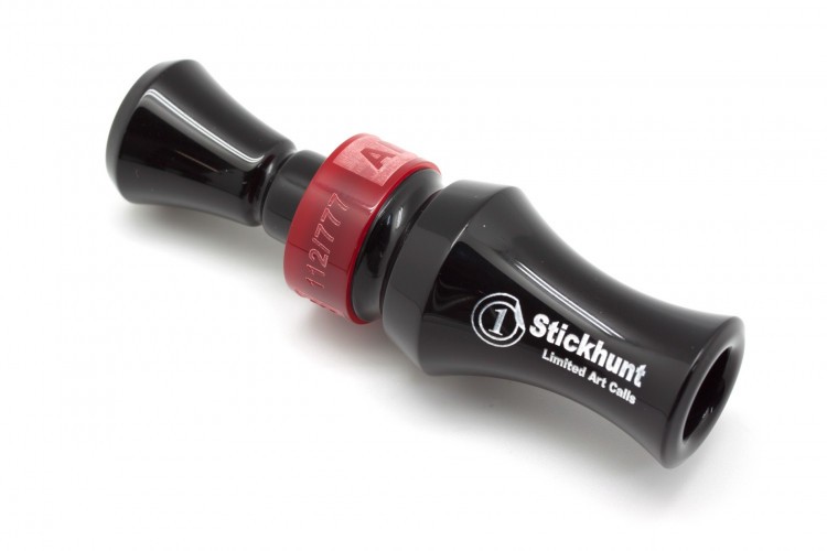 Манок духовой на утку акриловый Стикхант Stickhunt Art Calls Adrenaline 2 Black двухлепестковый черный