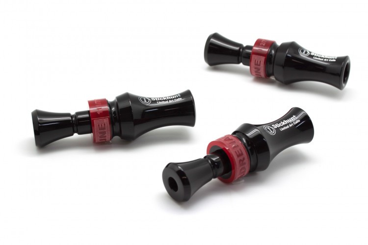 Манок духовой на утку акриловый Стикхант Stickhunt Art Calls Adrenaline 2 Black двухлепестковый черный