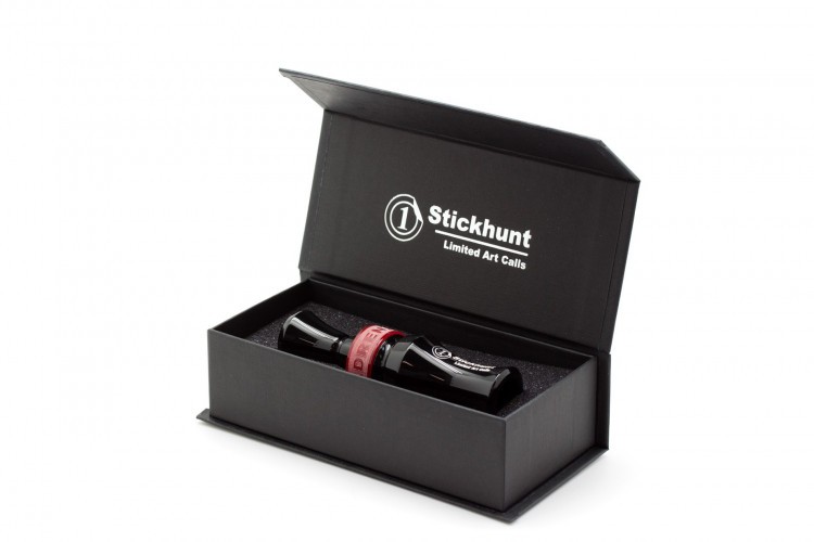 Манок духовой на утку акриловый Стикхант Stickhunt Art Calls Adrenaline 2 Black двухлепестковый черный