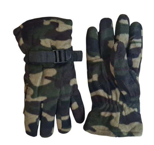 Перчатки Стикхант Тундра зимние полноразмерные флис Мультикам (зелёный)