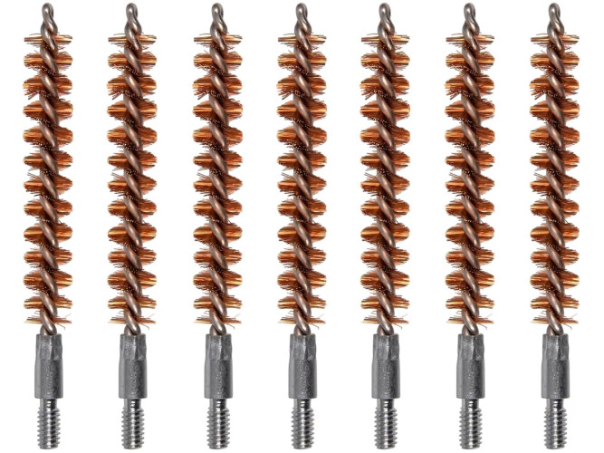 Ерш щетинный для чистки оружия ShotTime ST-BB-30-7-B для .30 калибра Папа 8/32 Бронза 7 шт