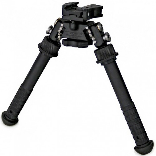 Сошки телескопические Atlas PSR BT46-LW17 быстросьемные на Picatinny 13-24 см Чёрный