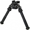 Сошки телескопические Atlas PSR BT46-LW17 быстросьемные на Picatinny 13-24 см Чёрный