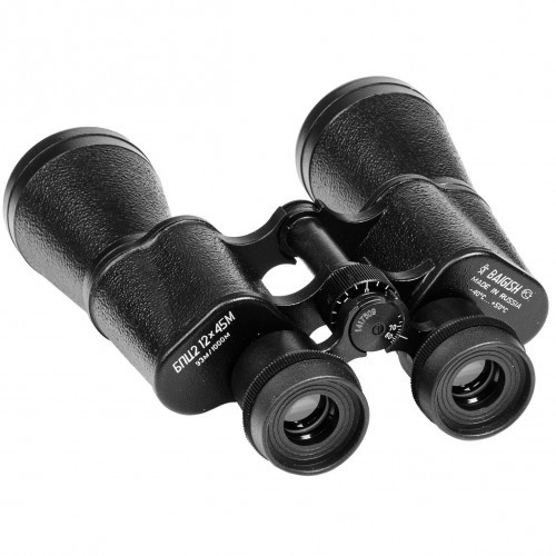 Бинокль КОМЗ БПЦ2 12х45М Porro | BaK-4 Чёрный