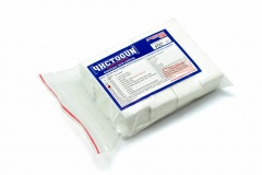 Патч-салфетка фланелевый для чистки оружия ЧИСТОGUN 30x30-500 | Кал. .22 | 30х30 мм Белый 500 шт