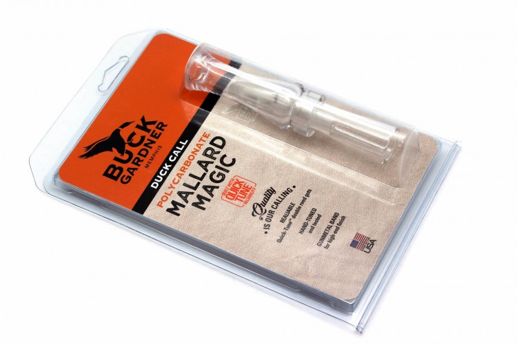 Манок духовой на утку крякву Buck Gardner Mallard Magic Cajun Style MM-C Прозрачный