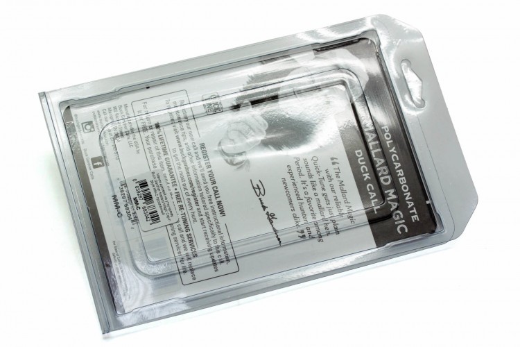 Манок духовой на утку крякву Buck Gardner Mallard Magic Cajun Style MM-C Прозрачный