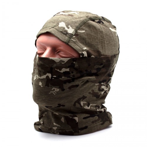 Маска балаклава Стикхант Спец летняя трикотажная 4 в 1 Military 3 Мультикам