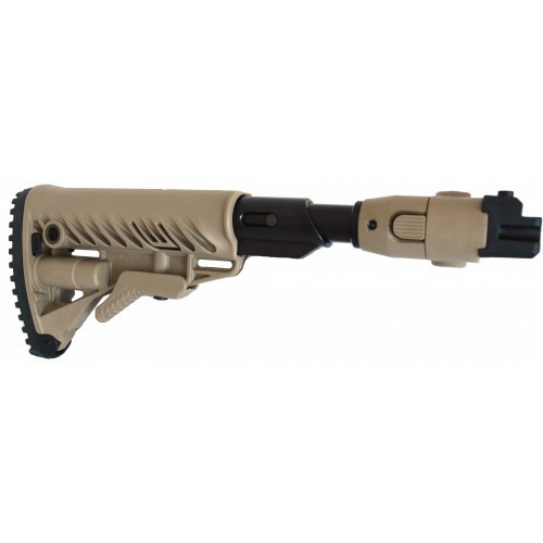 Приклад телескопический Fab Defense M4-AK P SB для АК-47 / АК-74 с амортизатором Койот