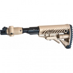 Приклад телескопический Fab Defense M4-AK P SB для АК-47 / АК-74 с амортизатором Койот