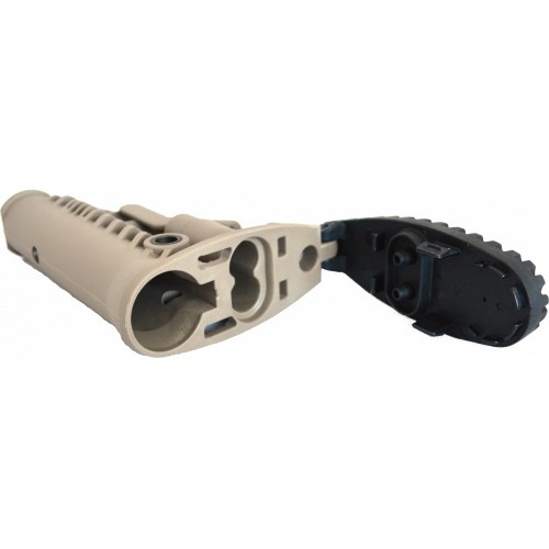 Приклад телескопический Fab Defense M4-AK P SB для АК-47 / АК-74 с амортизатором Койот