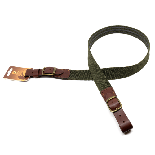 Ремень оружейный VEKTOR Р-7-25 без антабок из полиамидной ленты Зелёный