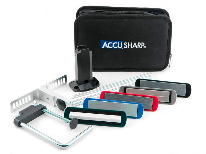 Набор для заточки AccuSharp 5-Stone Precision Kit (держатель, струбцина, подставка, кейс, 5 абразивов)