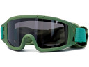 Очки-маска баллистические тактические ShotTime Puma, защитная, оправа зелёная, линза серая