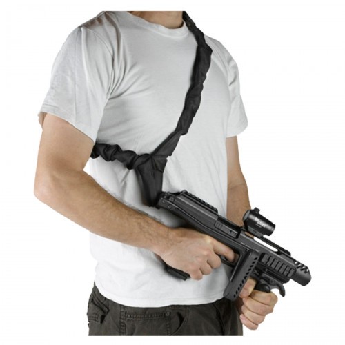 Ремень оружейный Fab Defense Bungee одноточечный Черный