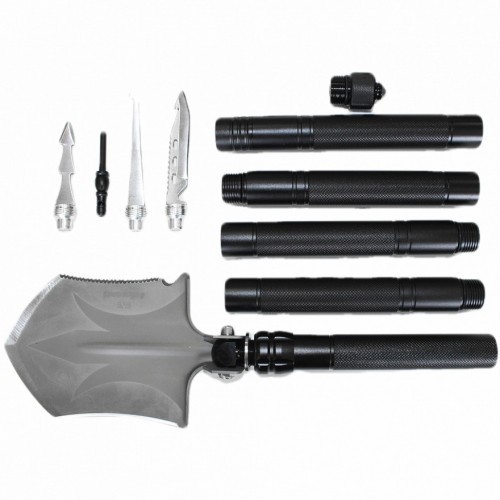Лопата-трансформер тактическая Ganzo Adimanti HK002 в наборе 8 функций